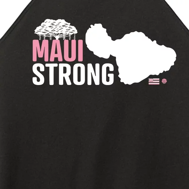 Pray For Maui Hawaii Strong Women’s Perfect Tri Rocker Tank