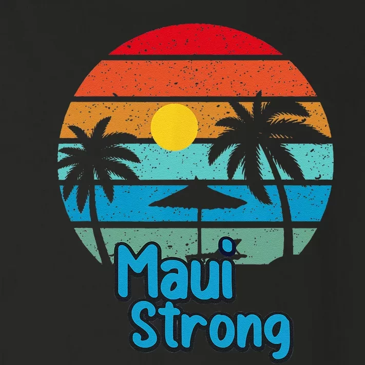 Pray For Maui Hawaii Strong Toddler Long Sleeve Shirt