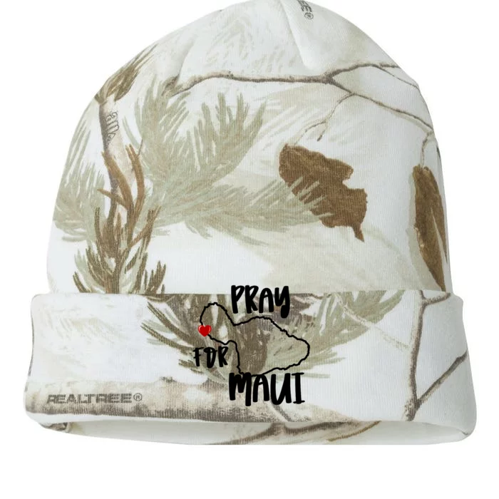 Pray For Maui Hawaii Strong Kati - 12in Camo Beanie