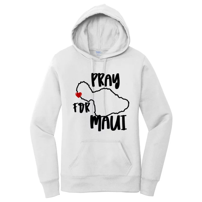 Pray For Maui Hawaii Strong Women's Pullover Hoodie