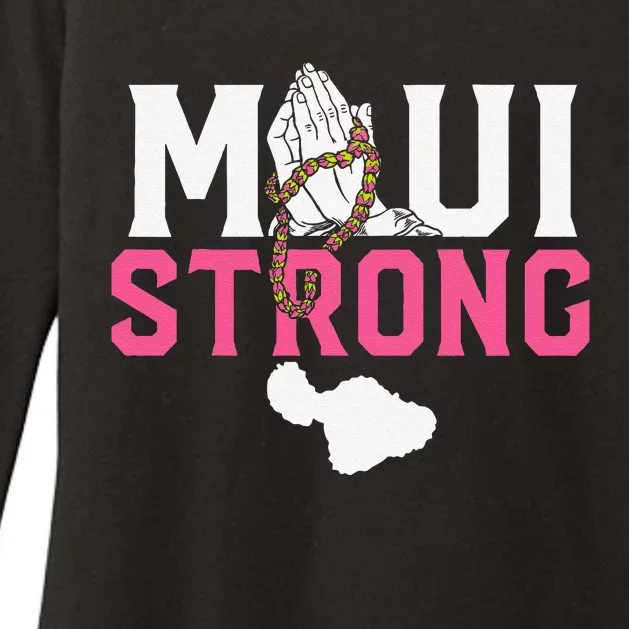 Pray For Maui Hawaii StrongCute Funny Womens CVC Long Sleeve Shirt