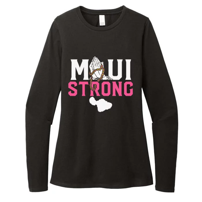 Pray For Maui Hawaii StrongCute Funny Womens CVC Long Sleeve Shirt