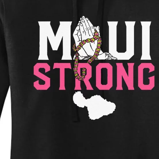 Pray For Maui Hawaii StrongCute Funny Women's Pullover Hoodie