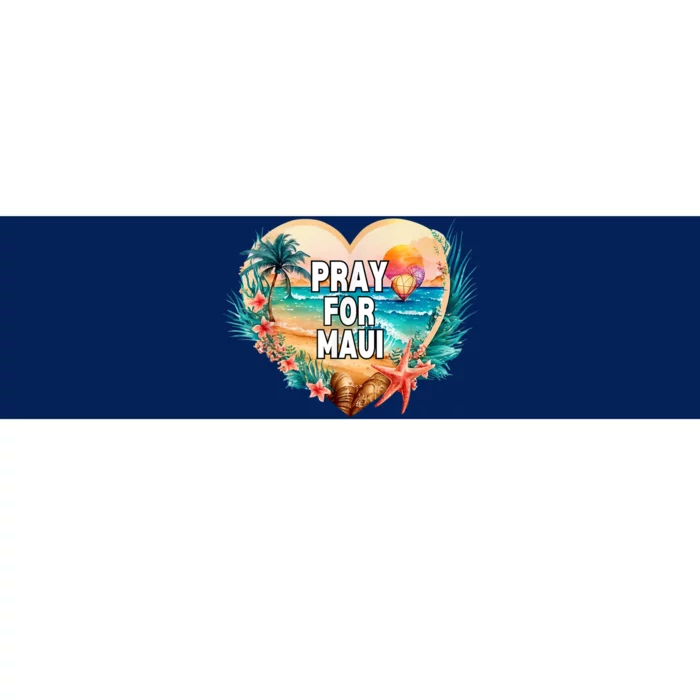 Pray For Maui Hawaii Strong Bumper Sticker