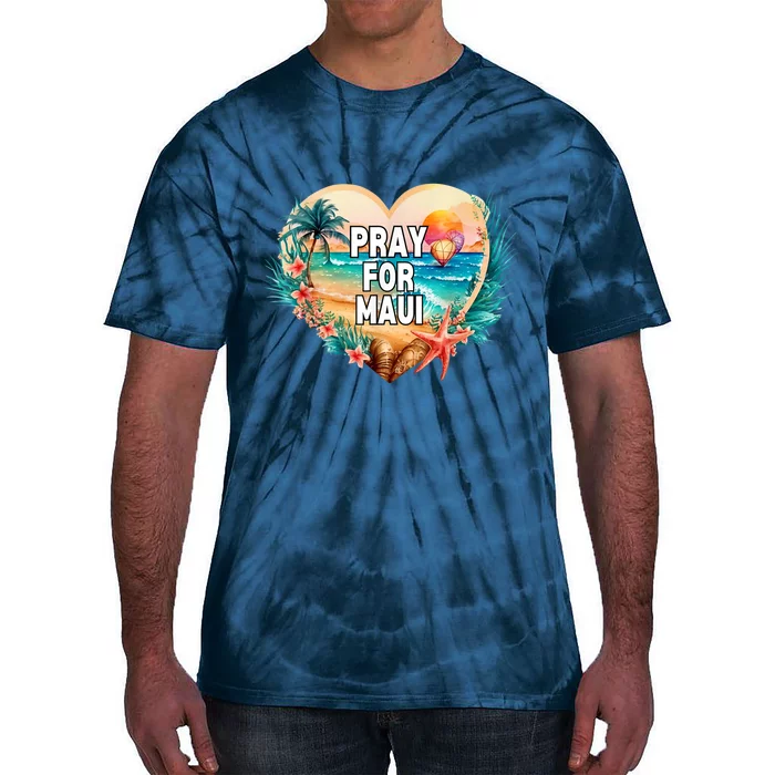 Pray For Maui Hawaii Strong Tie-Dye T-Shirt