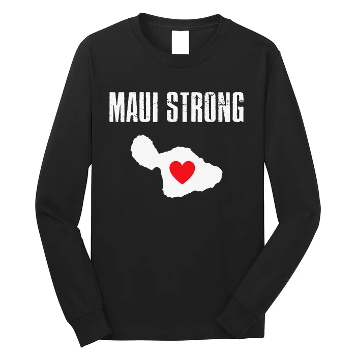 Pray For Maui Hawaii StrongCute Gift Long Sleeve Shirt