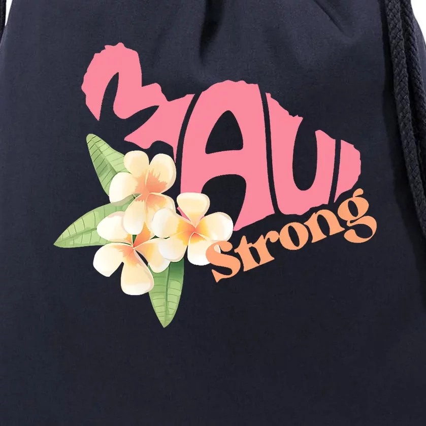 Pray For Maui Hawaii Strong Drawstring Bag