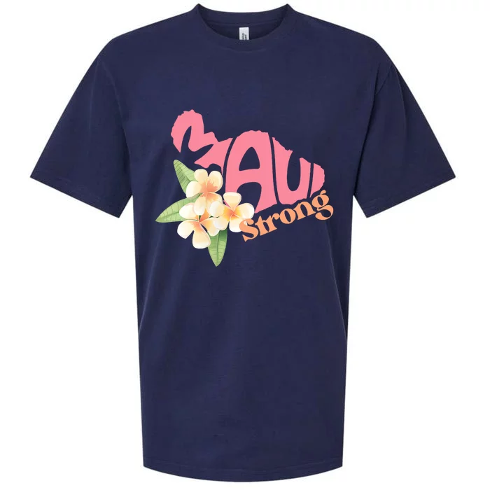 Pray For Maui Hawaii Strong Sueded Cloud Jersey T-Shirt