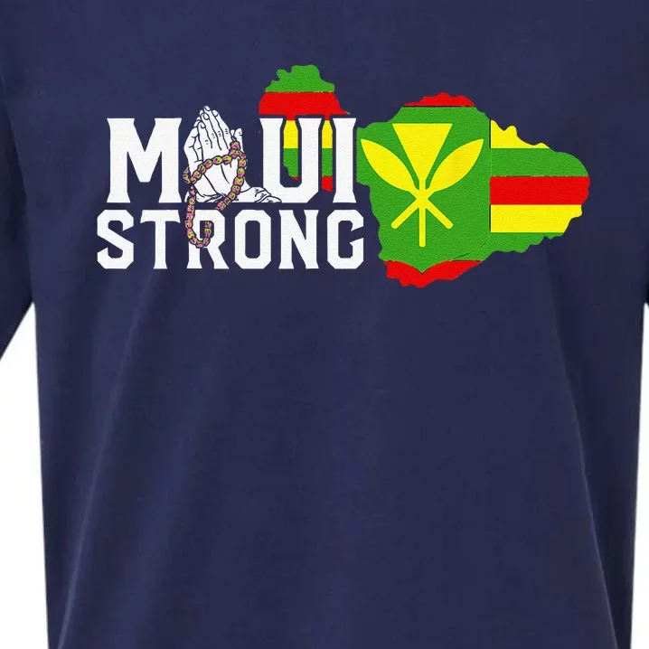 Pray For Maui Hawaii StrongFunny Cute Sueded Cloud Jersey T-Shirt