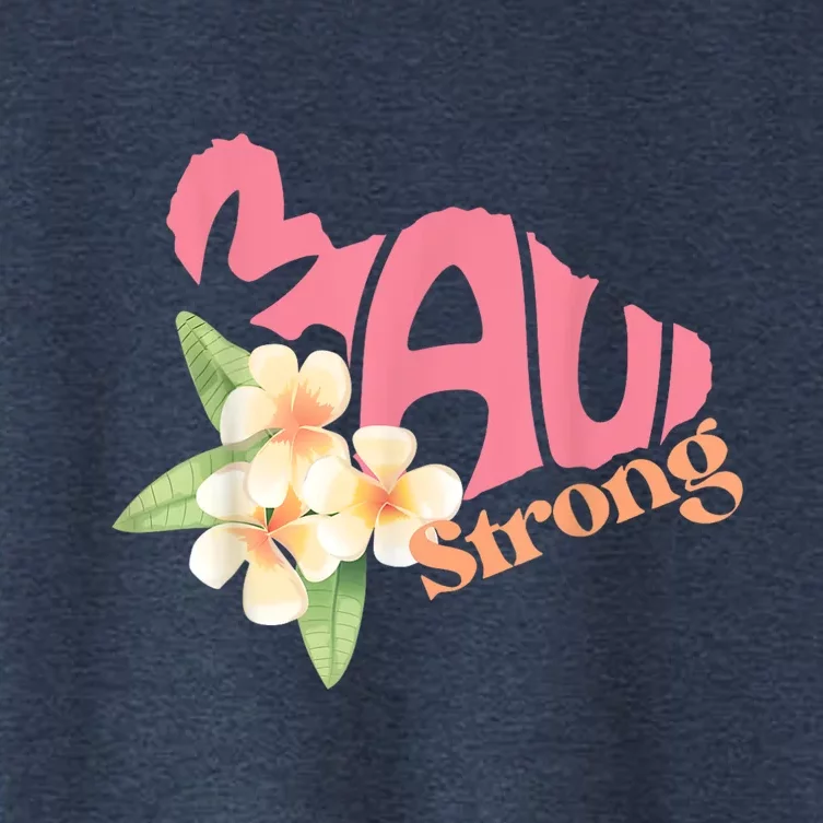 Pray For Maui Hawaii Strong Women's Crop Top Tee