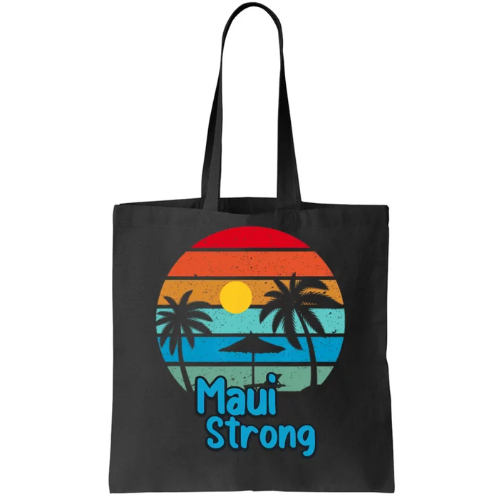 Pray For Maui Hawaii Strong Vintage Tote Bag