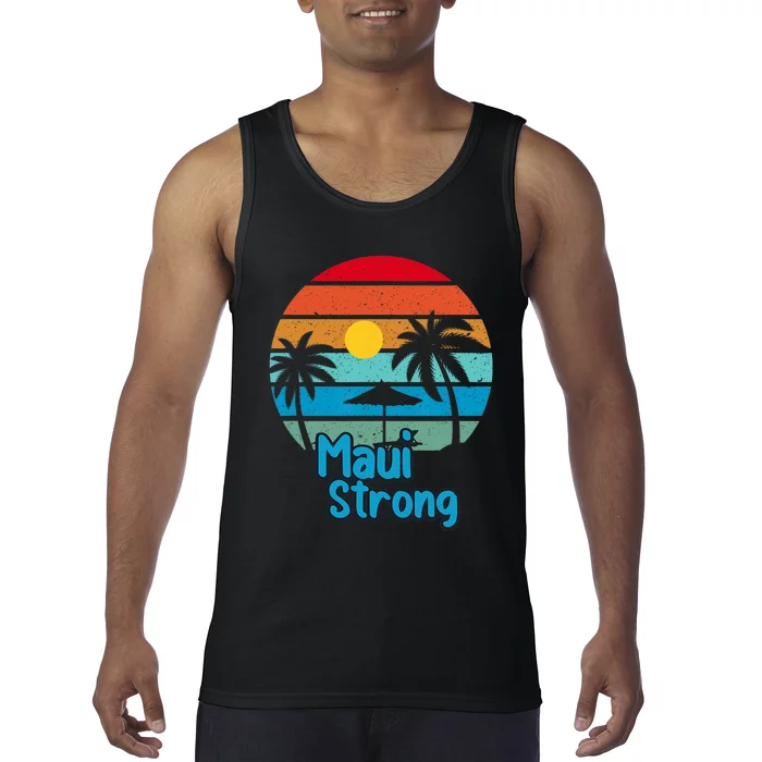 Pray For Maui Hawaii Strong Vintage Tank Top