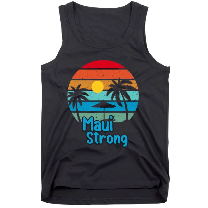 Pray For Maui Hawaii Strong Vintage Tank Top