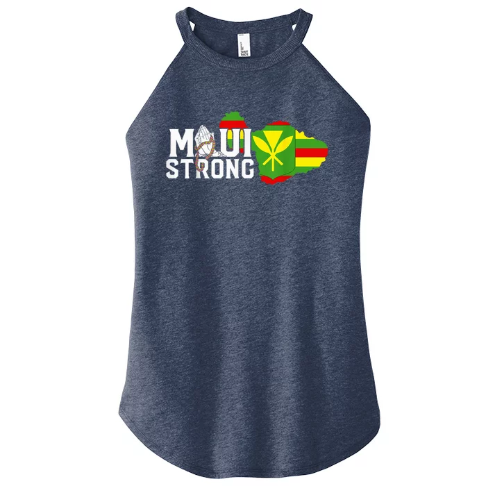 Pray for Maui Hawaii Strong Women’s Perfect Tri Rocker Tank