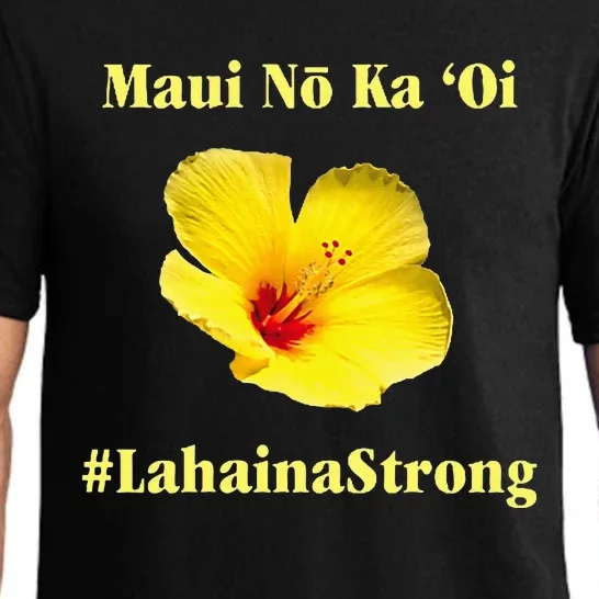 Pray For Maui Hawaii Strong Maui Lahaina Hawaiian Islands Pajama Set