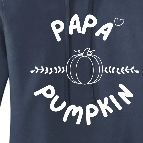 Pumpkin Family Mama Pumpkin Papa Pumpkin Little Pumpkin Thanksgiving Family Women's Pullover Hoodie