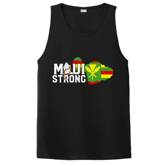 Pray For Maui Hawaii Strong Maui Wildfire Support Performance Tank