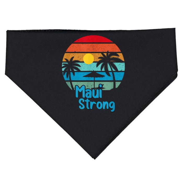 Pray for Maui Hawaii Strong USA-Made Doggie Bandana