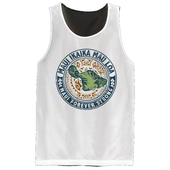 Pray For Maui Hawaii Strong Mesh Reversible Basketball Jersey Tank