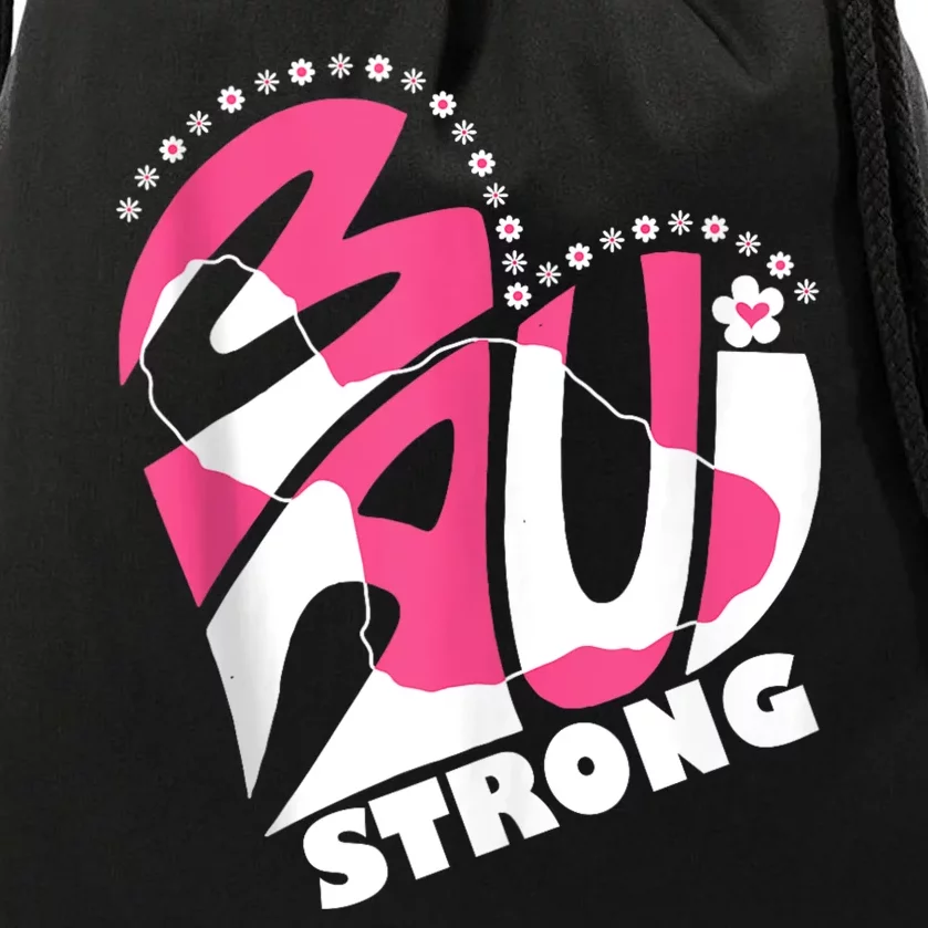 Pray For Maui Hawaii Strong Drawstring Bag