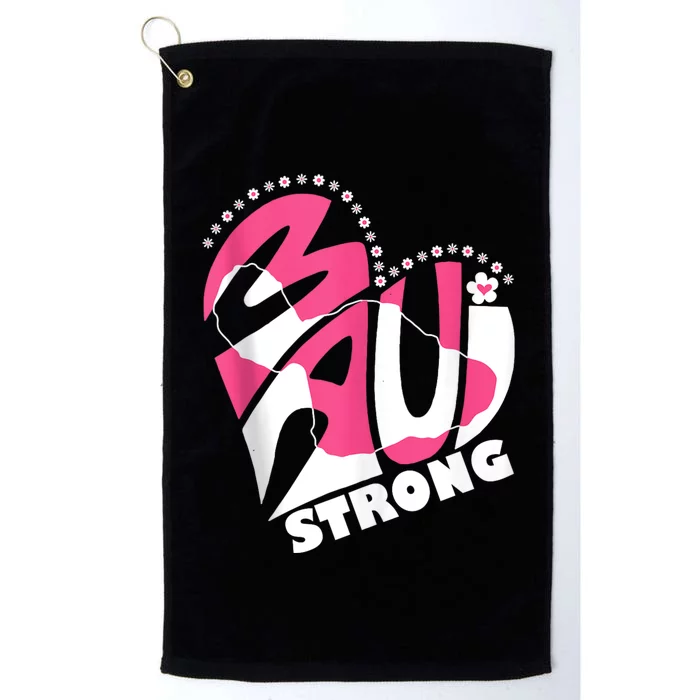 Pray For Maui Hawaii Strong Platinum Collection Golf Towel