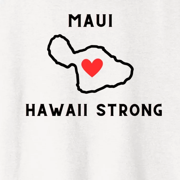 Pray For Maui Hawaii Strong Women's Crop Top Tee