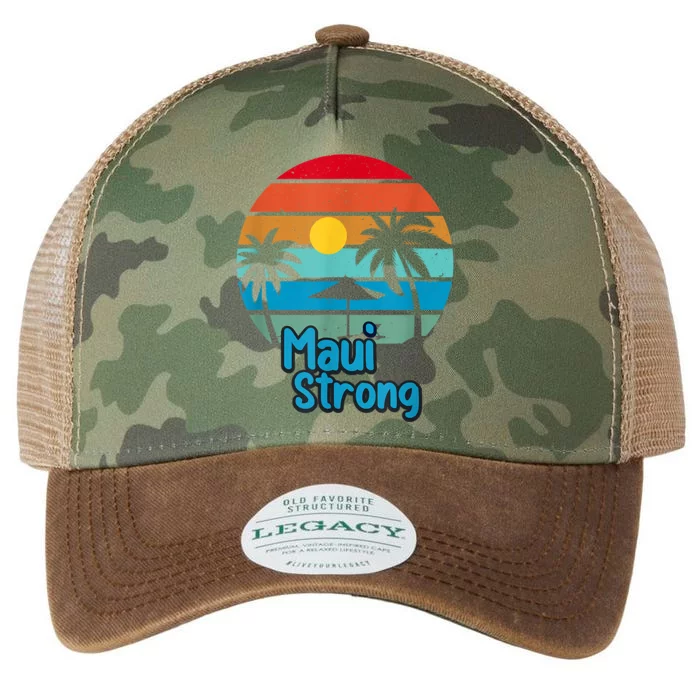 Pray For Maui Hawaii Strong Legacy Tie Dye Trucker Hat