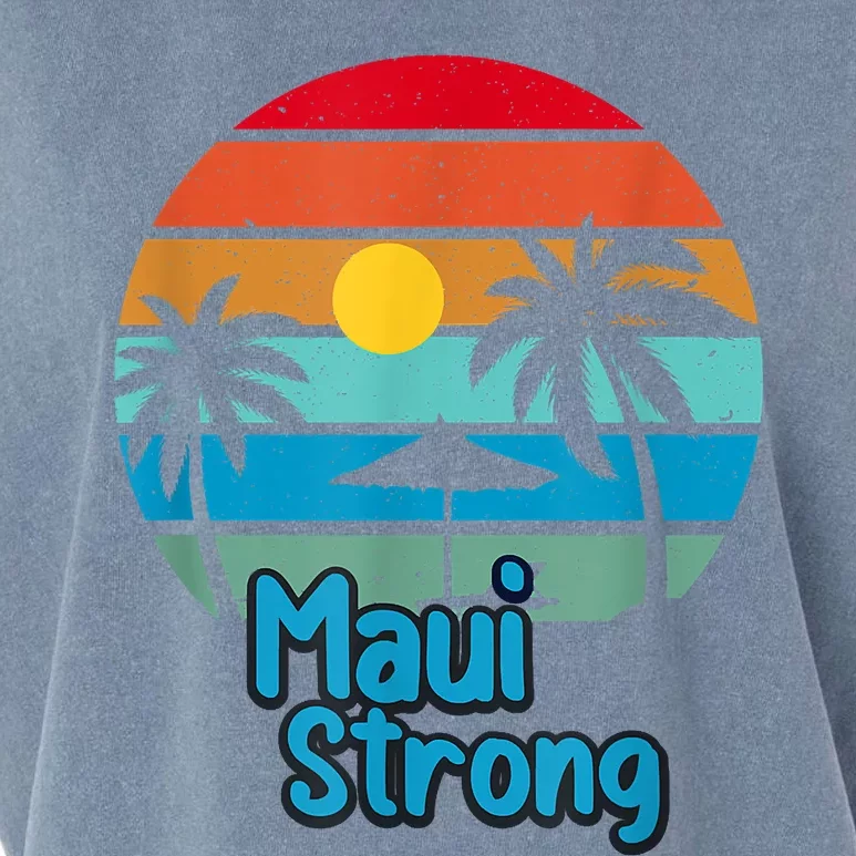 Pray For Maui Hawaii Strong Garment-Dyed Women's Muscle Tee