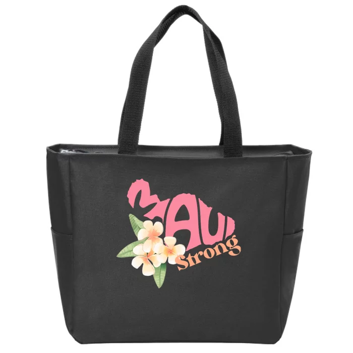 Pray For Maui Hawaii Strong Zip Tote Bag