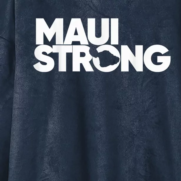 Pray for Maui Hawaii Strong Hooded Wearable Blanket