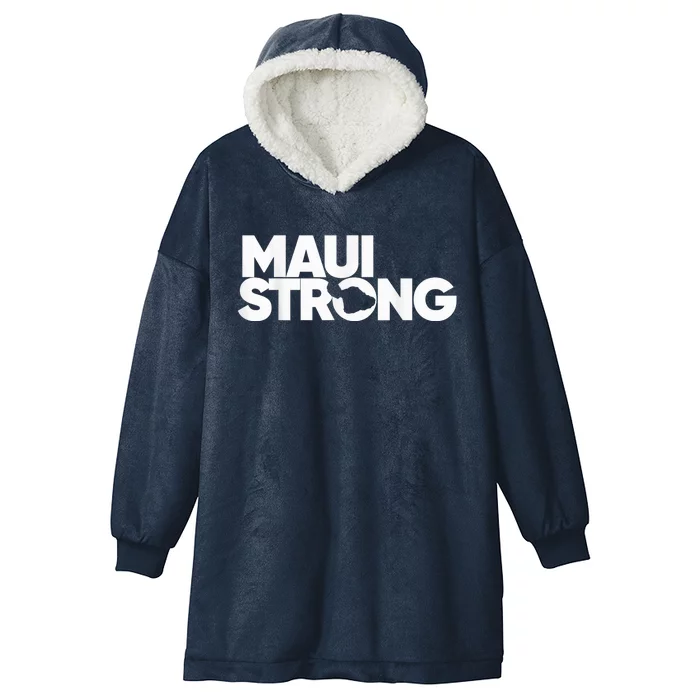 Pray for Maui Hawaii Strong Hooded Wearable Blanket