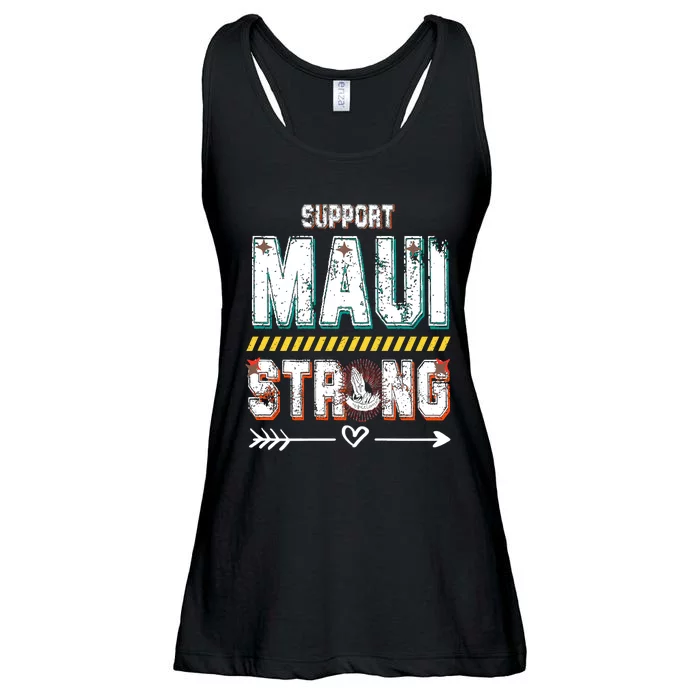 Pray For Maui Hawaii Strong Ladies Essential Flowy Tank