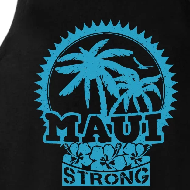 Pray For Maui Hawaii Strong Maui Ladies Tri-Blend Wicking Tank