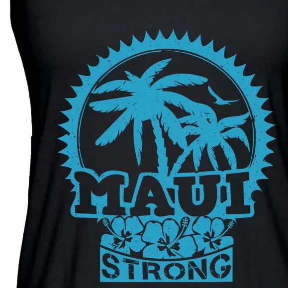 Pray For Maui Hawaii Strong Maui Ladies Essential Flowy Tank