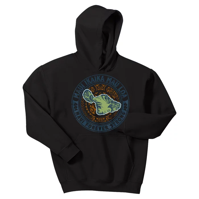 Pray For Maui Hawaii Strong Kids Hoodie