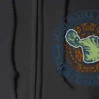 Pray For Maui Hawaii Strong Full Zip Hoodie