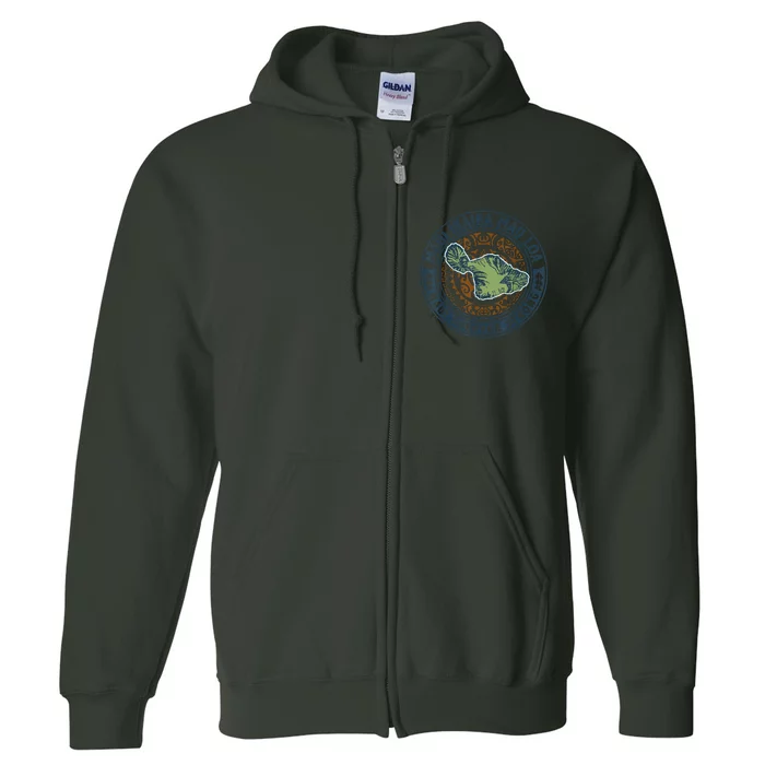 Pray for Maui Hawaii Strong Full Zip Hoodie