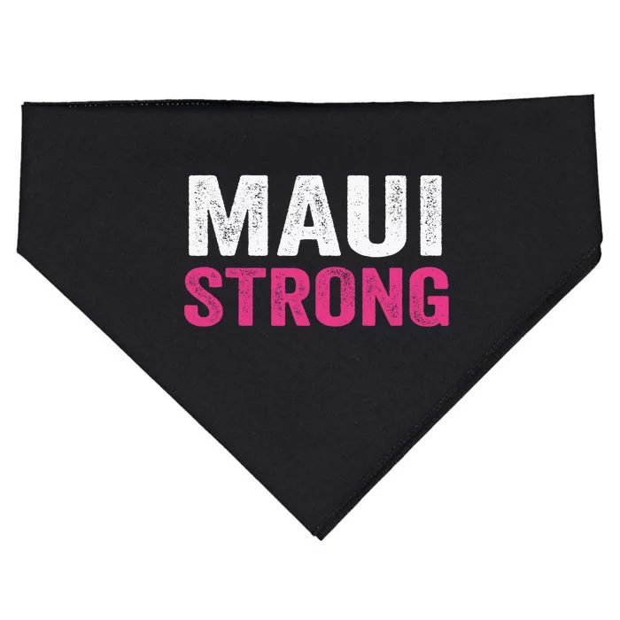 Pray For Maui Hawaii Strong Maui Lahaina Hawaiian Islands Maui Fire Relief USA-Made Doggie Bandana