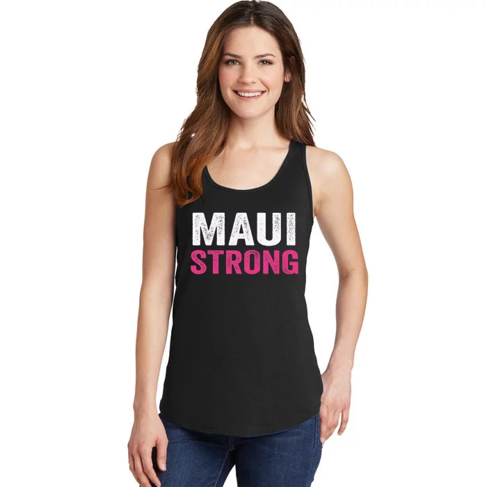 Pray For Maui Hawaii Strong Maui Lahaina Hawaiian Islands Maui Fire Relief Ladies Essential Tank