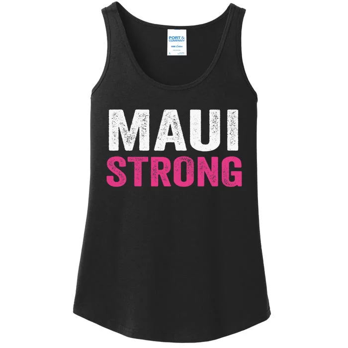 Pray For Maui Hawaii Strong Maui Lahaina Hawaiian Islands Maui Fire Relief Ladies Essential Tank