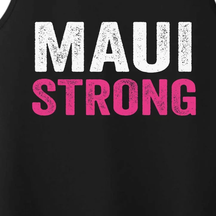 Pray For Maui Hawaii Strong Maui Lahaina Hawaiian Islands Maui Fire Relief Performance Tank