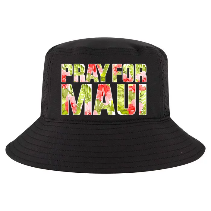 Pray For Maui Hawaii Strong Cool Comfort Performance Bucket Hat