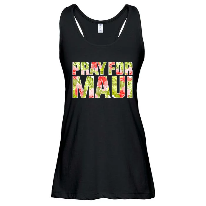 Pray For Maui Hawaii Strong Ladies Essential Flowy Tank