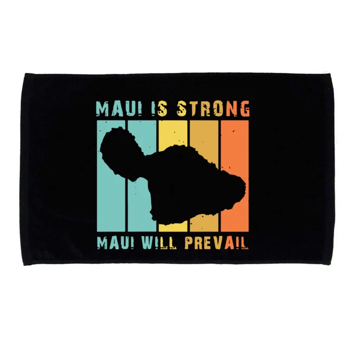 Pray For Maui Strong Hawaii Strong Save Maui Hawaii Microfiber Hand Towel