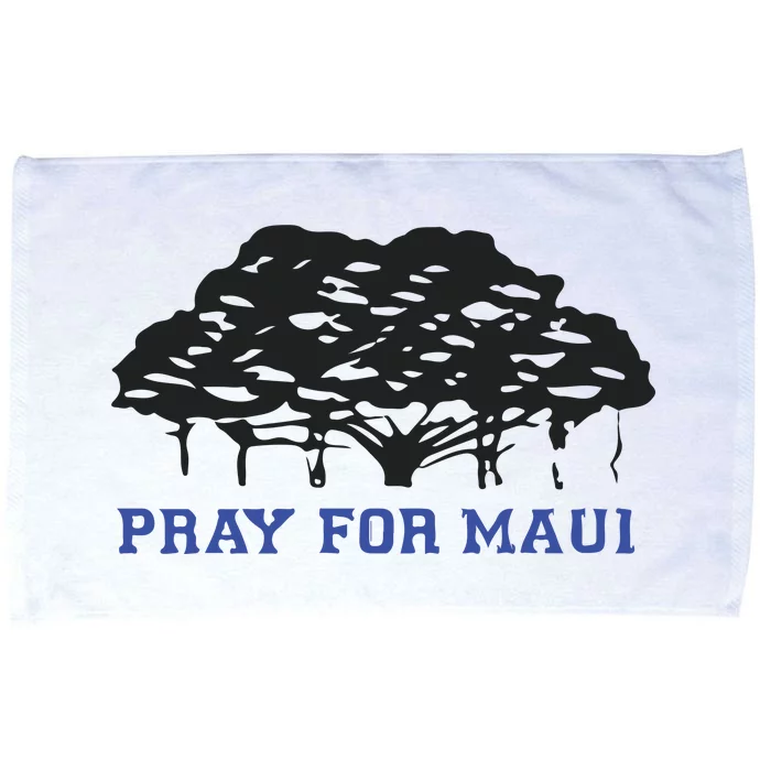 Pray For Maui Strong Hawaii Strong Save Maui Hawaii Microfiber Hand Towel