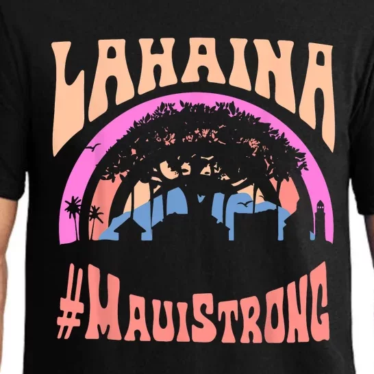 Pray For Maui Hawaii Strong Tee Apparel Matching Family Pajama Set