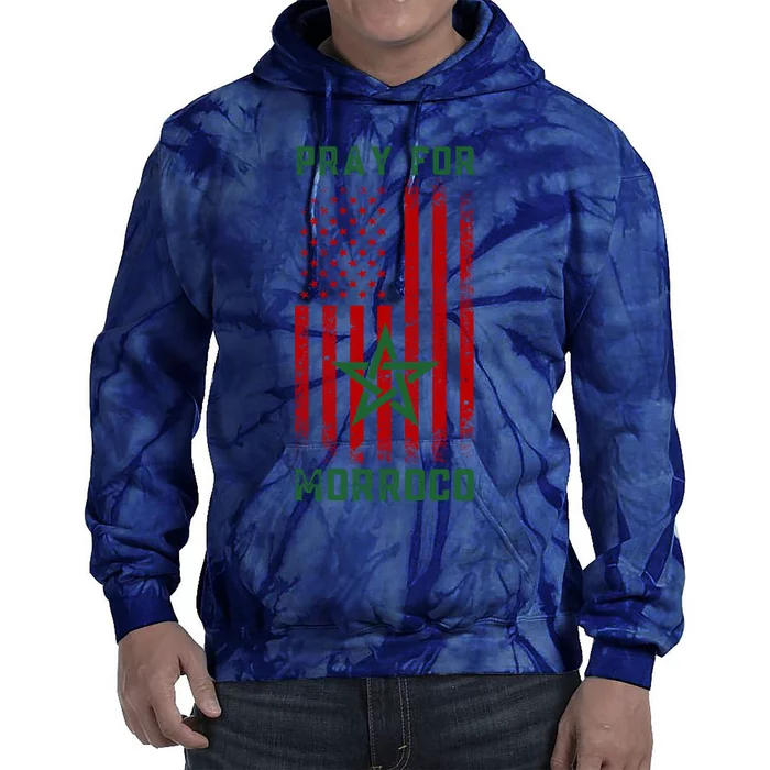 Pray For Morroco Tie Dye Hoodie