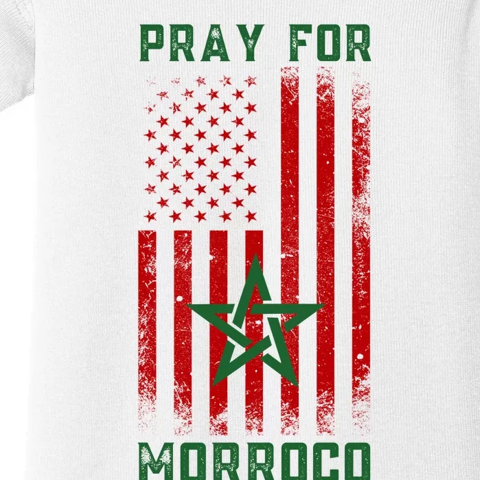 Pray For Morroco Baby Bodysuit