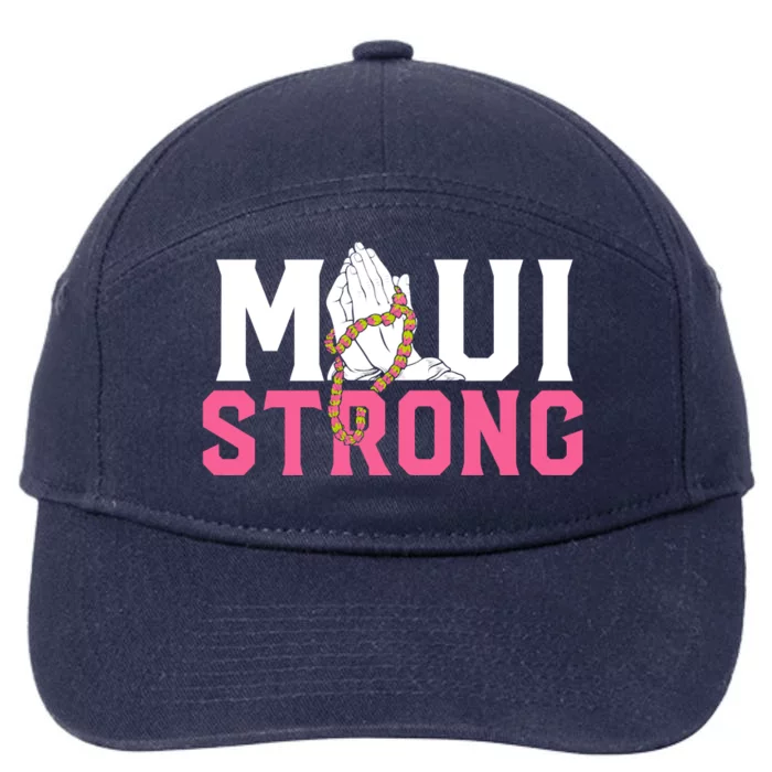 Pray For Maui Hawaii Strong 7-Panel Snapback Hat