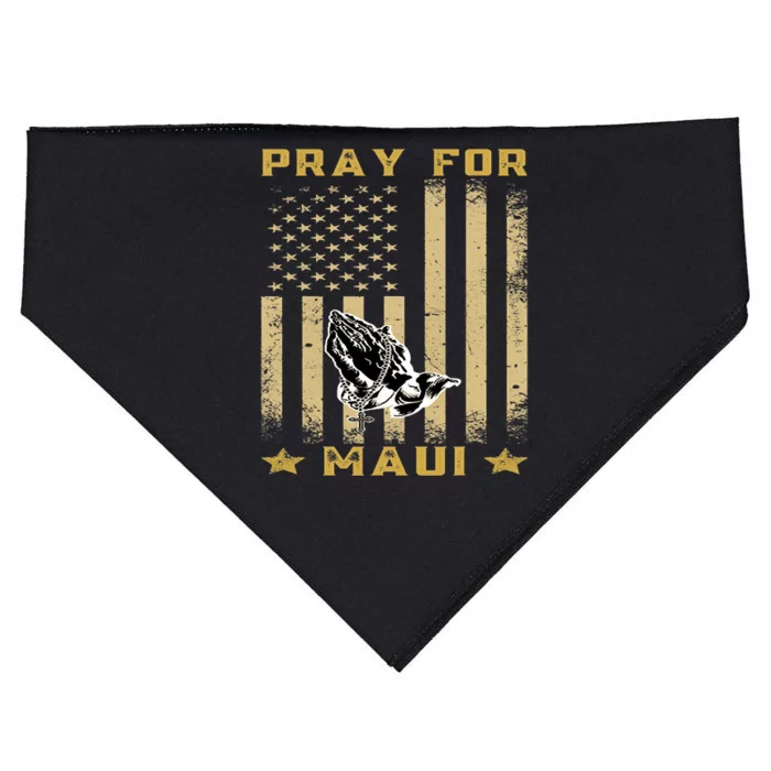 Pray For Maui Hawaii Strong We Stay With Maui USA-Made Doggie Bandana